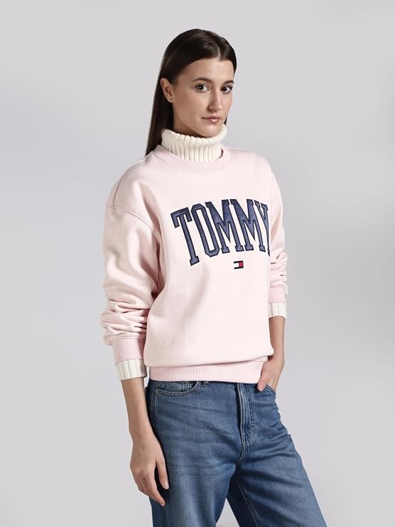 Regular fit Cotton Crew Neck Sweatshirt
