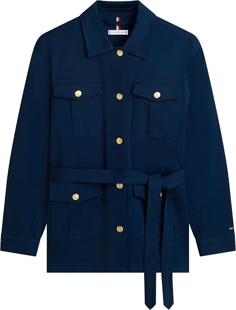 Tommy Hilfiger Women's Cotton Gold Button Field Jacket