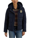 Ralph Lauren Womens Crested Short Puffer Poly Jacket