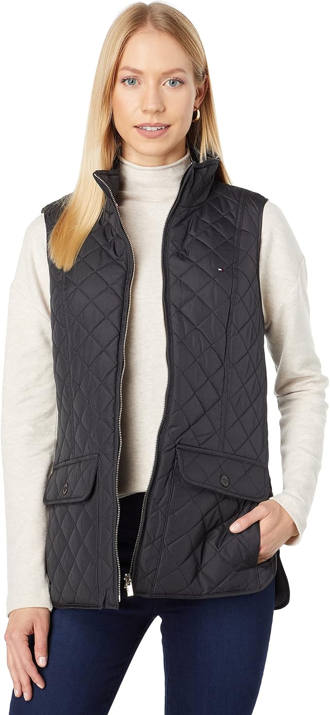 Tommy Hilfiger womens Tommy Hilfiger Quilted Vest Quilted Vest