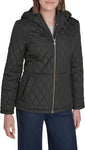 Tommy Hilfiger Womens Long Sleeve Zip Up Essential Quilted Jacket Quilted Jacket