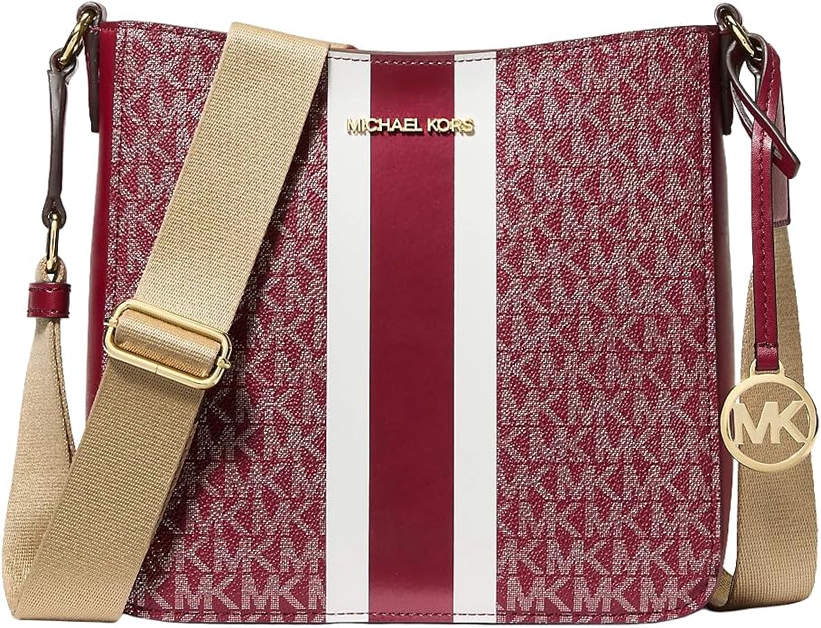 Michael Kors Jet Set Travel Signature Logo Messenger Bag