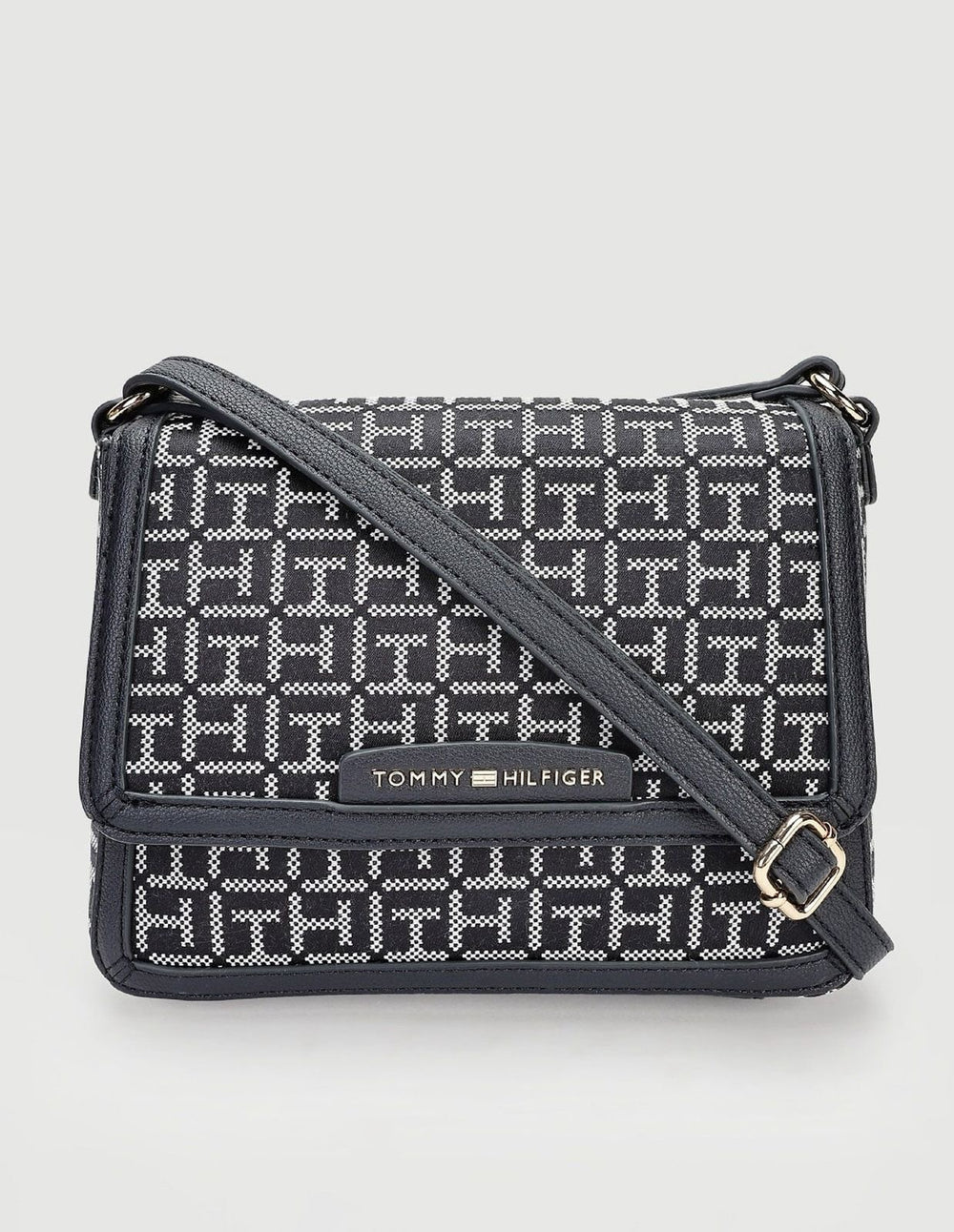 ommy Hilfiger women's crossbody bag in Navy Multi Logo