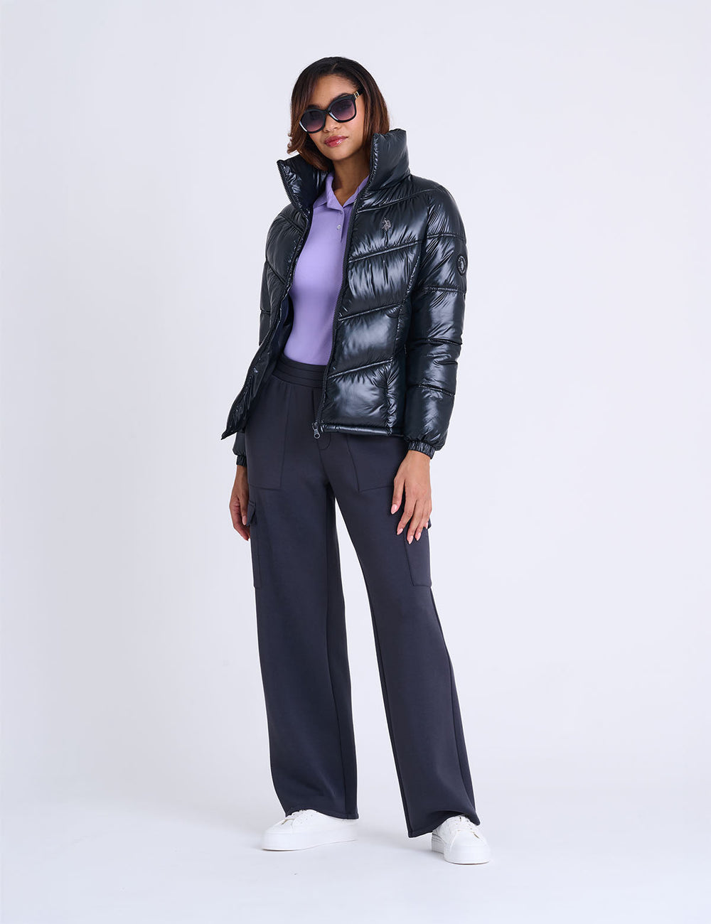 LADIES PLASTIC OVERSIZE SUNGLASSES