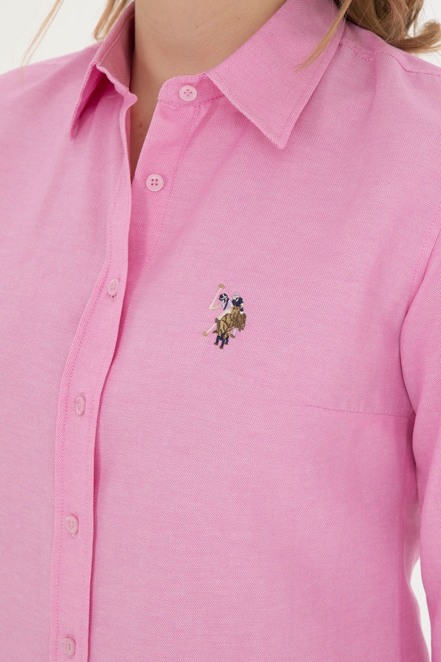 CLASSIC FIT COTTON OXFORD SHIRT - Button-down blouse - wicket yellow