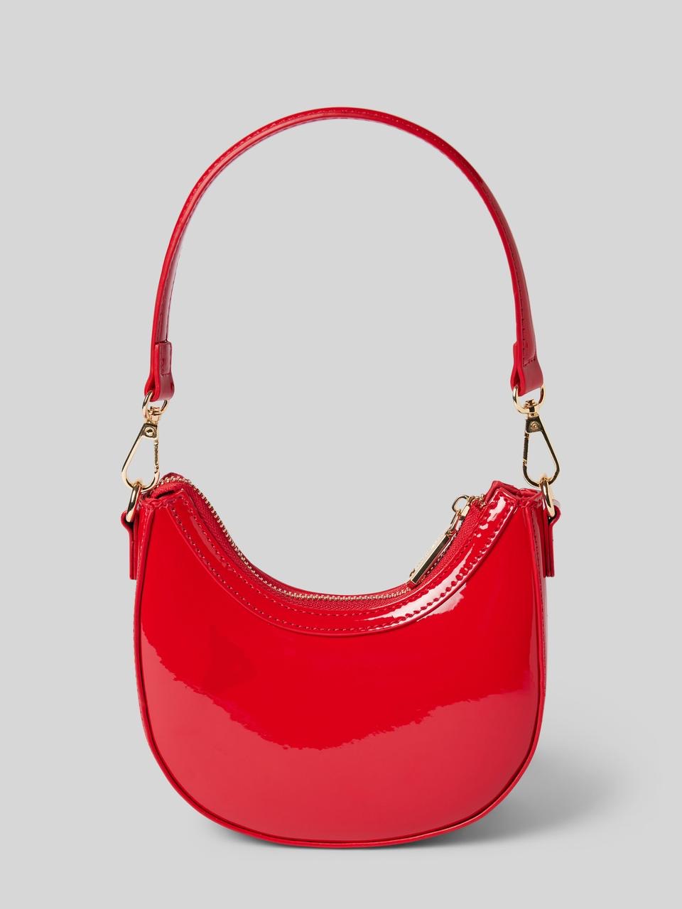 Valentino Geranium shoulder bag in red patent material