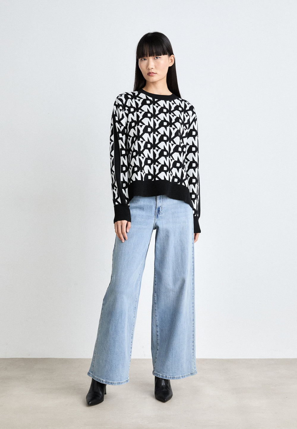 DKNY REPEAT STACK LOGO - Jumper