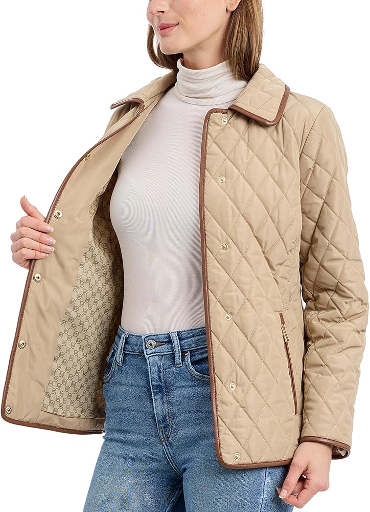 Michael Kors Women's Diamond Quilted Jacket