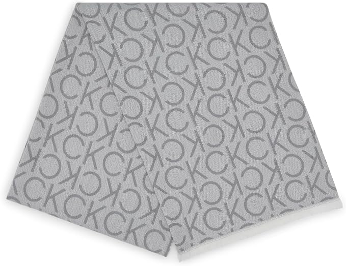 Calvin Klein Women's Ck Logo With Border Scarf