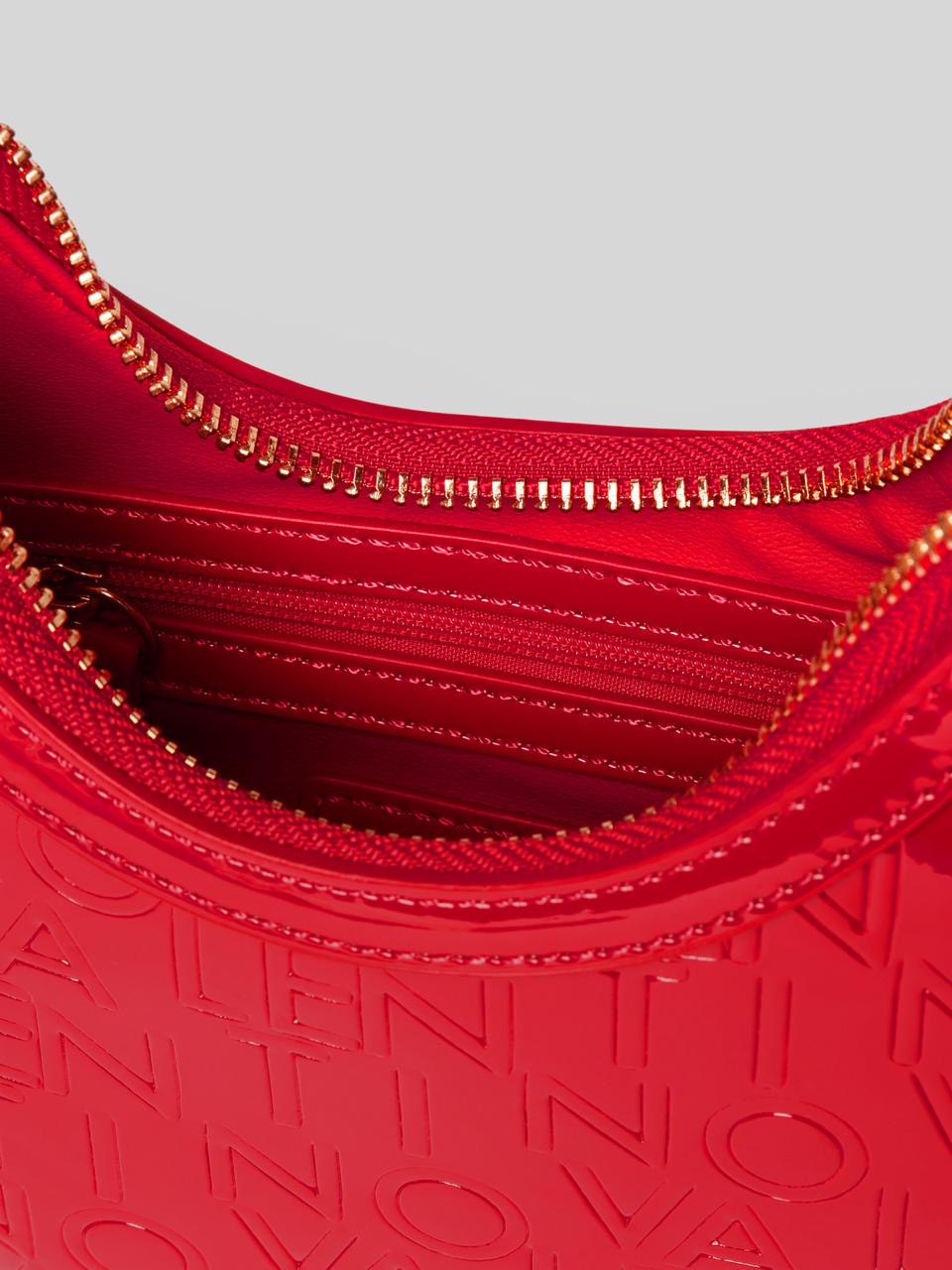 Valentino Geranium shoulder bag in red patent material