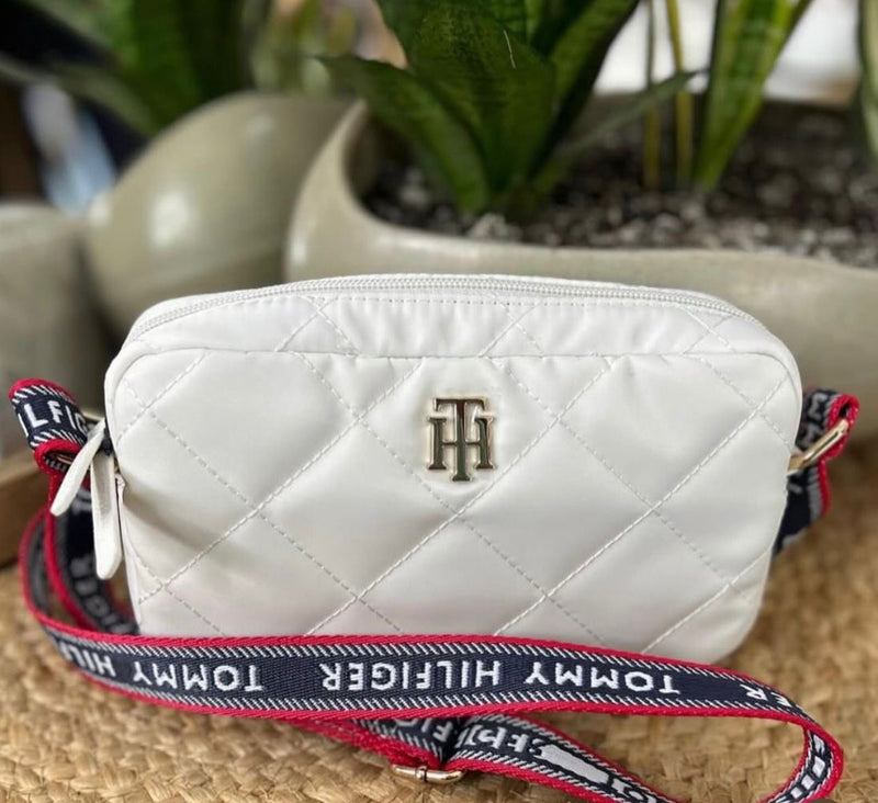Tommy Hilfiger Crossbody Quilted White Bag