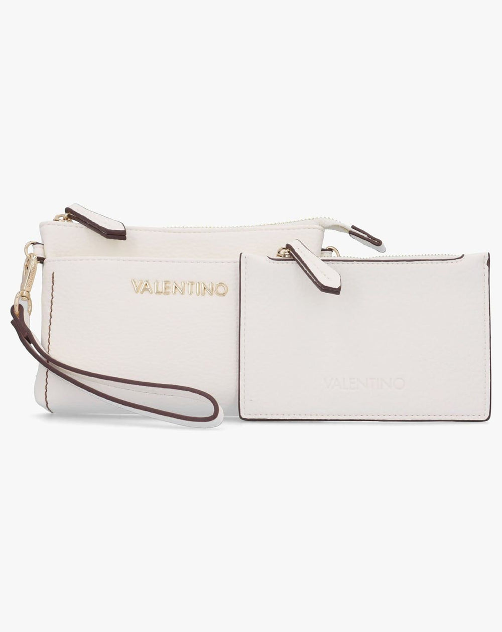 Valentino Bags Samantha Wallet On Strap White 2 in 1
