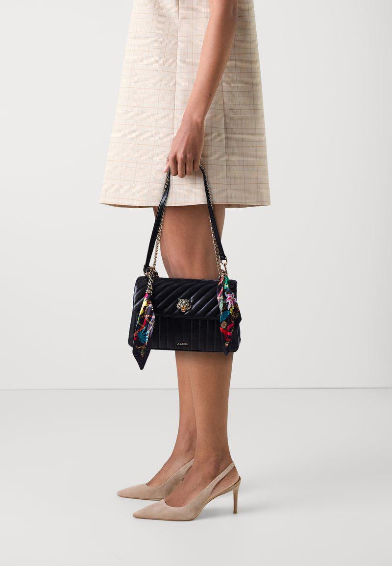 ALDO Tetney Quilted Crossbody Bag in Black