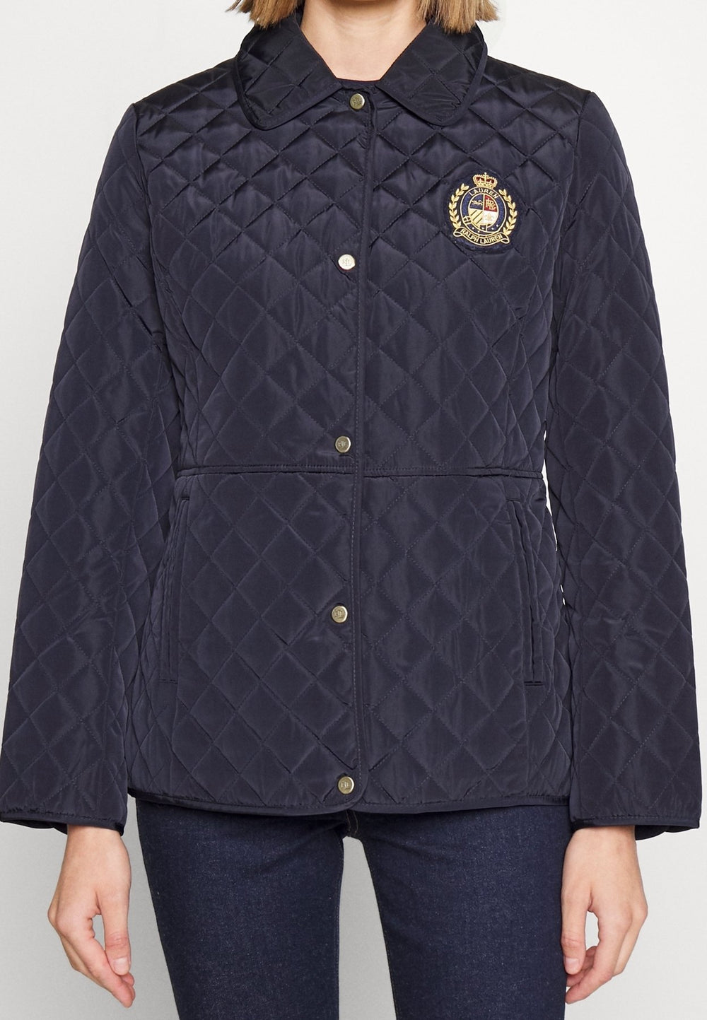 Ralph Lauren Logo Crest Quilted Jacket