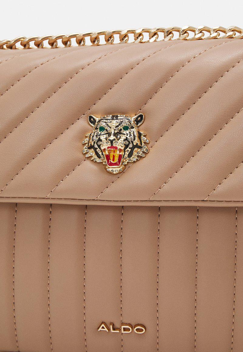 ALDO Tetney Quilted Crossbody Bag in Beig