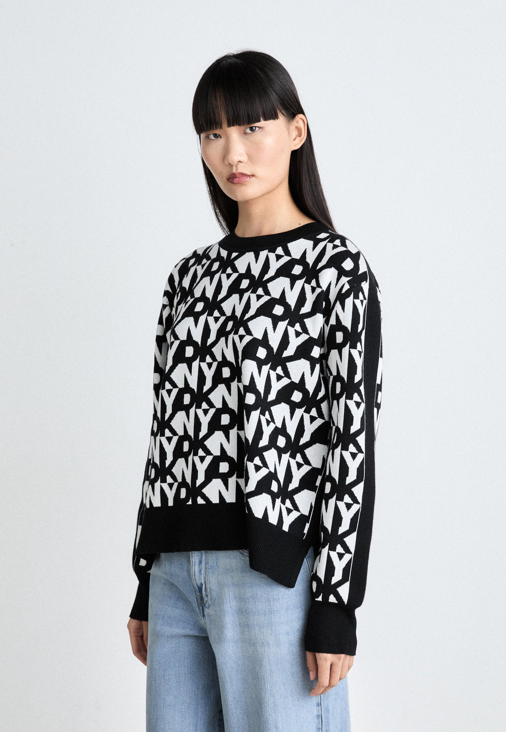DKNY REPEAT STACK LOGO - Jumper