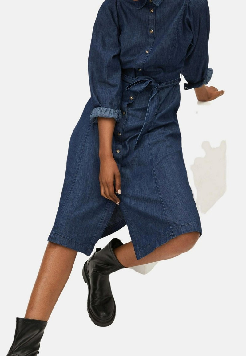 Marks & Spencer Pre-owned Jersey dress - blue denim