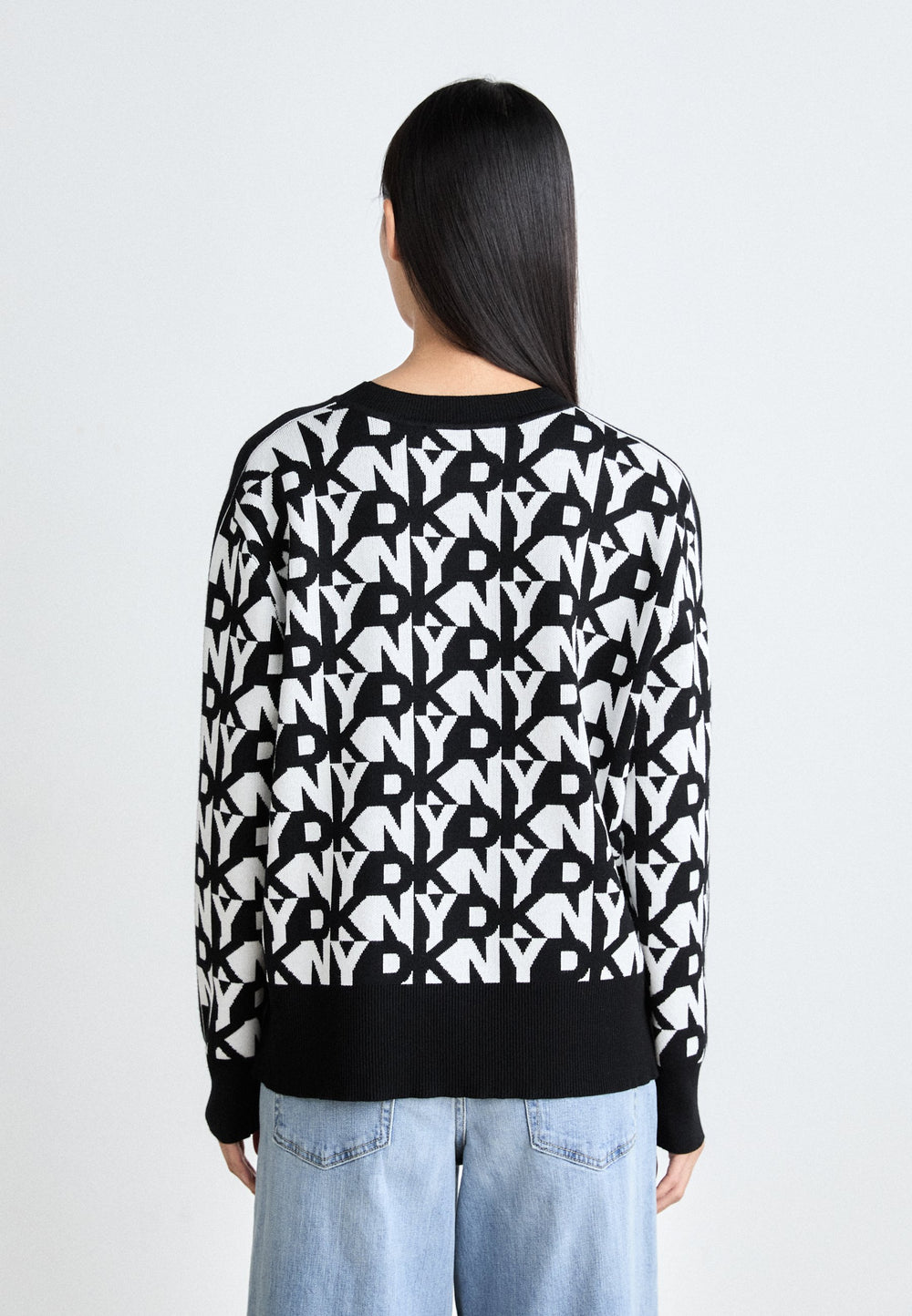 DKNY REPEAT STACK LOGO - Jumper