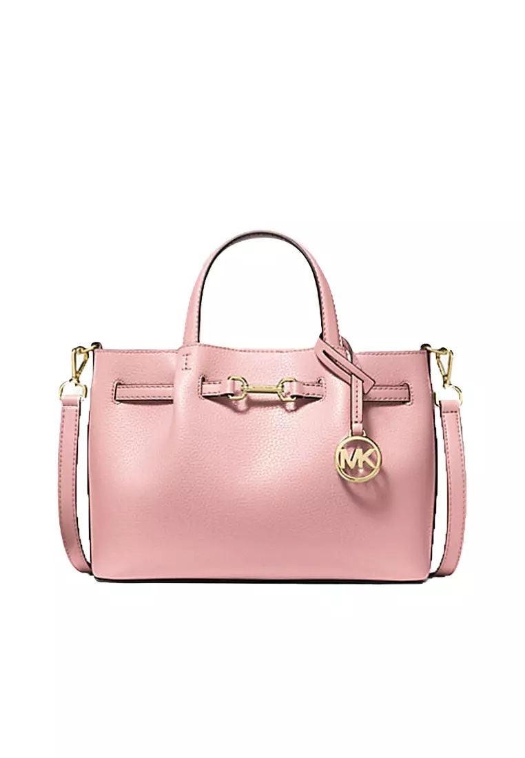 Carson Small Pebbled Leather Satchel