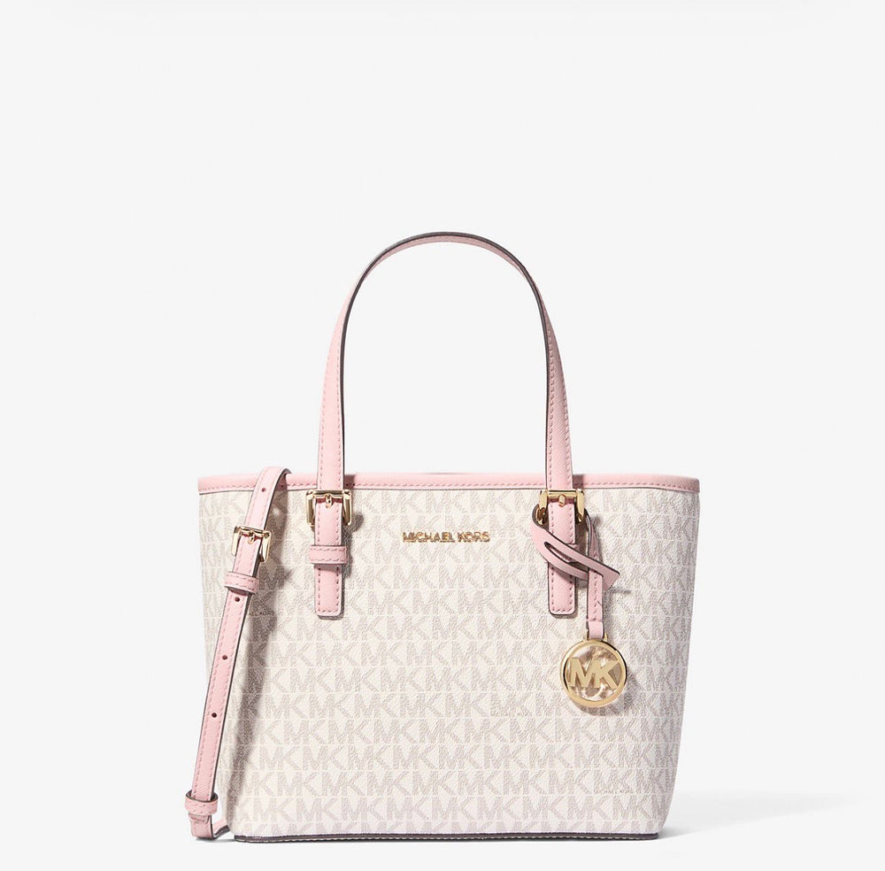 Jet Set Travel Extra-Small Logo Top-Zip Tote Bag