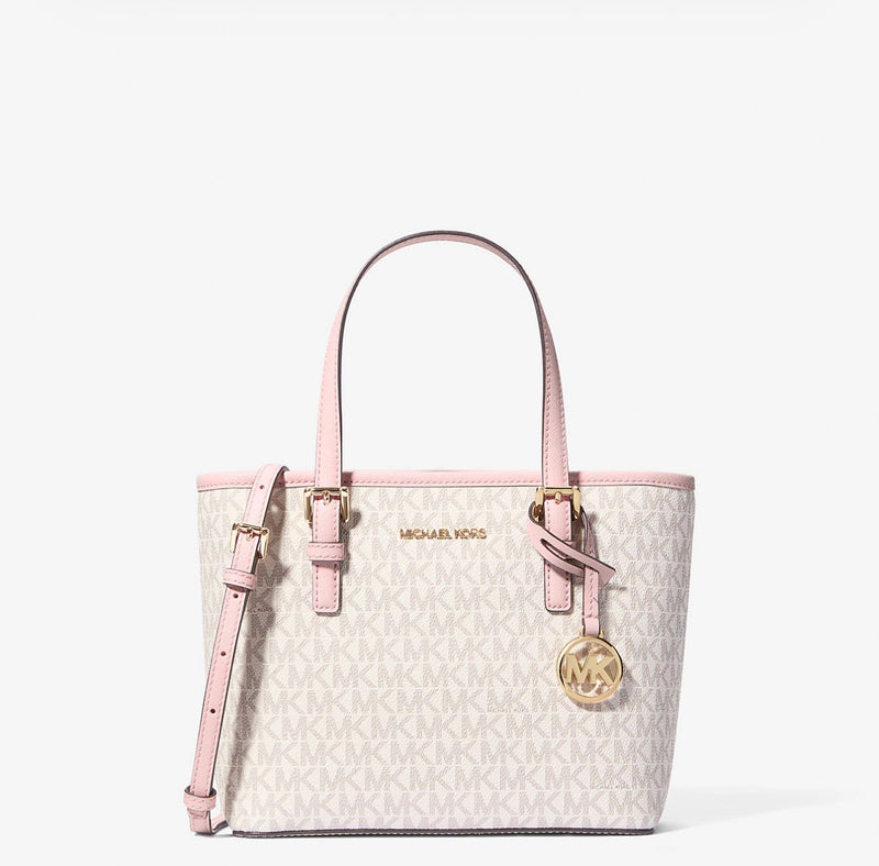 Jet Set Travel Extra-Small Logo Top-Zip Tote Bag