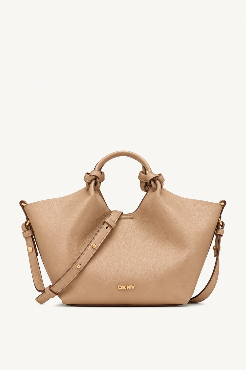 DKNY PAULA NEW YORK LOGO SMALL COMMUTER TOTE