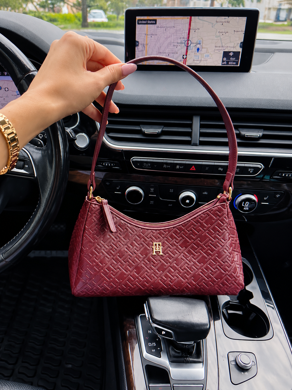 Tommy Hilfiger Monogram Shoulder Bag