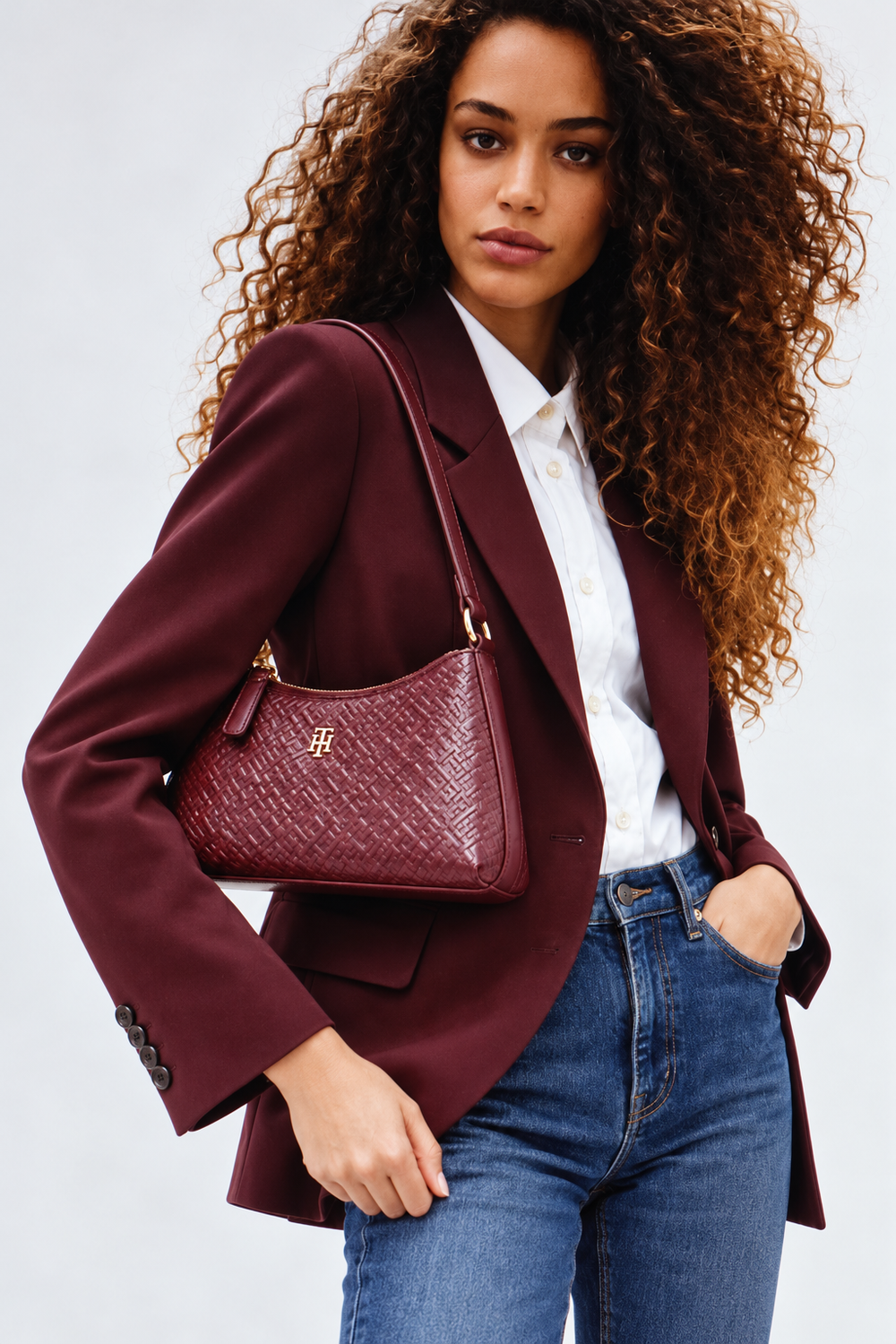 Tommy Hilfiger Monogram Shoulder Bag