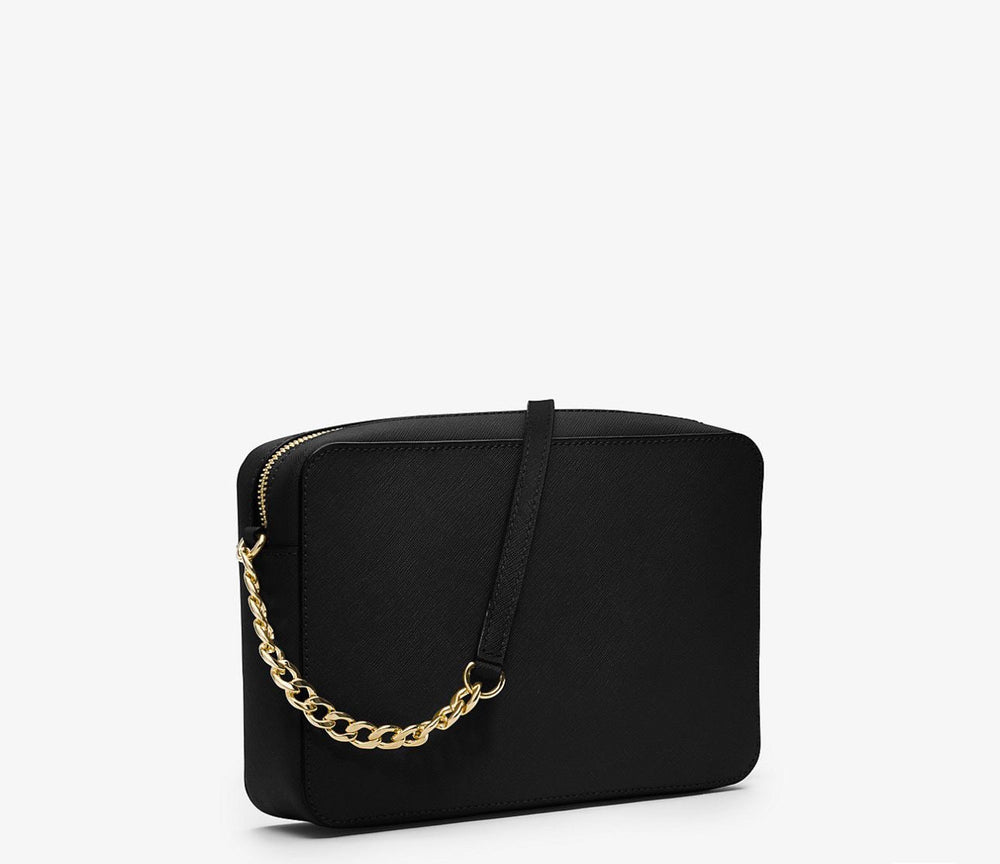 Jet Set Large Saffiano Leather Crossbody Bag