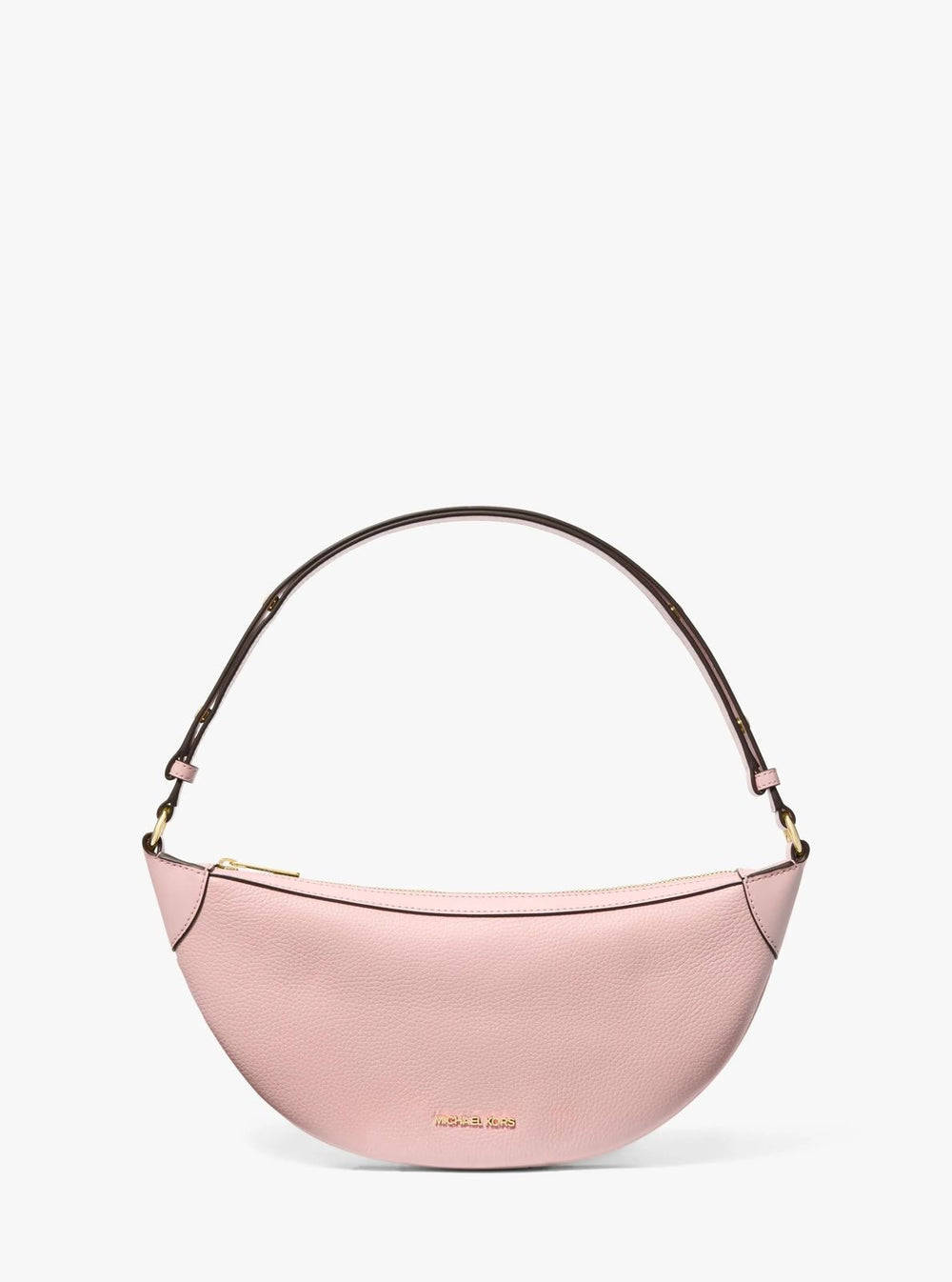 Hollis Medium 2-in-1 Pebbled Leather and Logo Jacquard Shoulder Bag