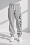 Calvin Klein Grey Logo Sweatpants - Large