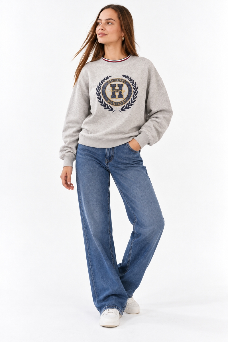 Crest Logo Fleece Sweatshirt