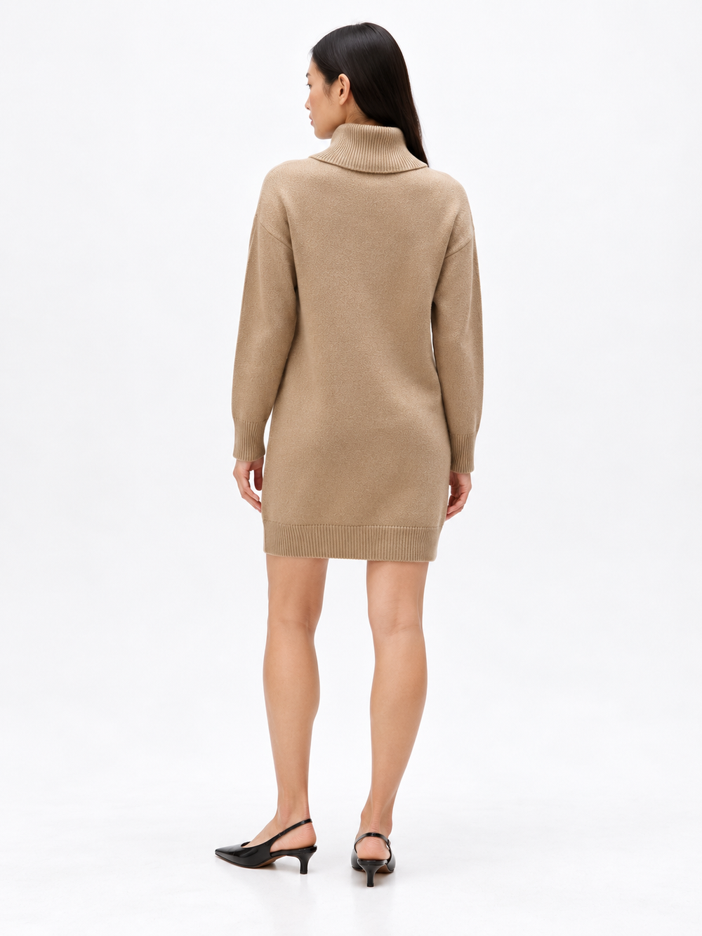 Turtleneck Sweater Dress