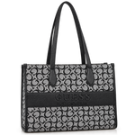GUESS Monogram Jacquard Tote Bag