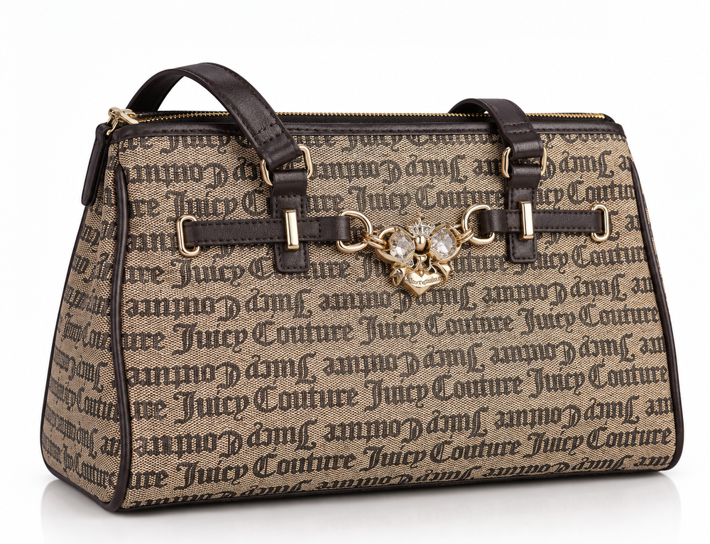 Juicy Couture Script Logo Satchel Bag