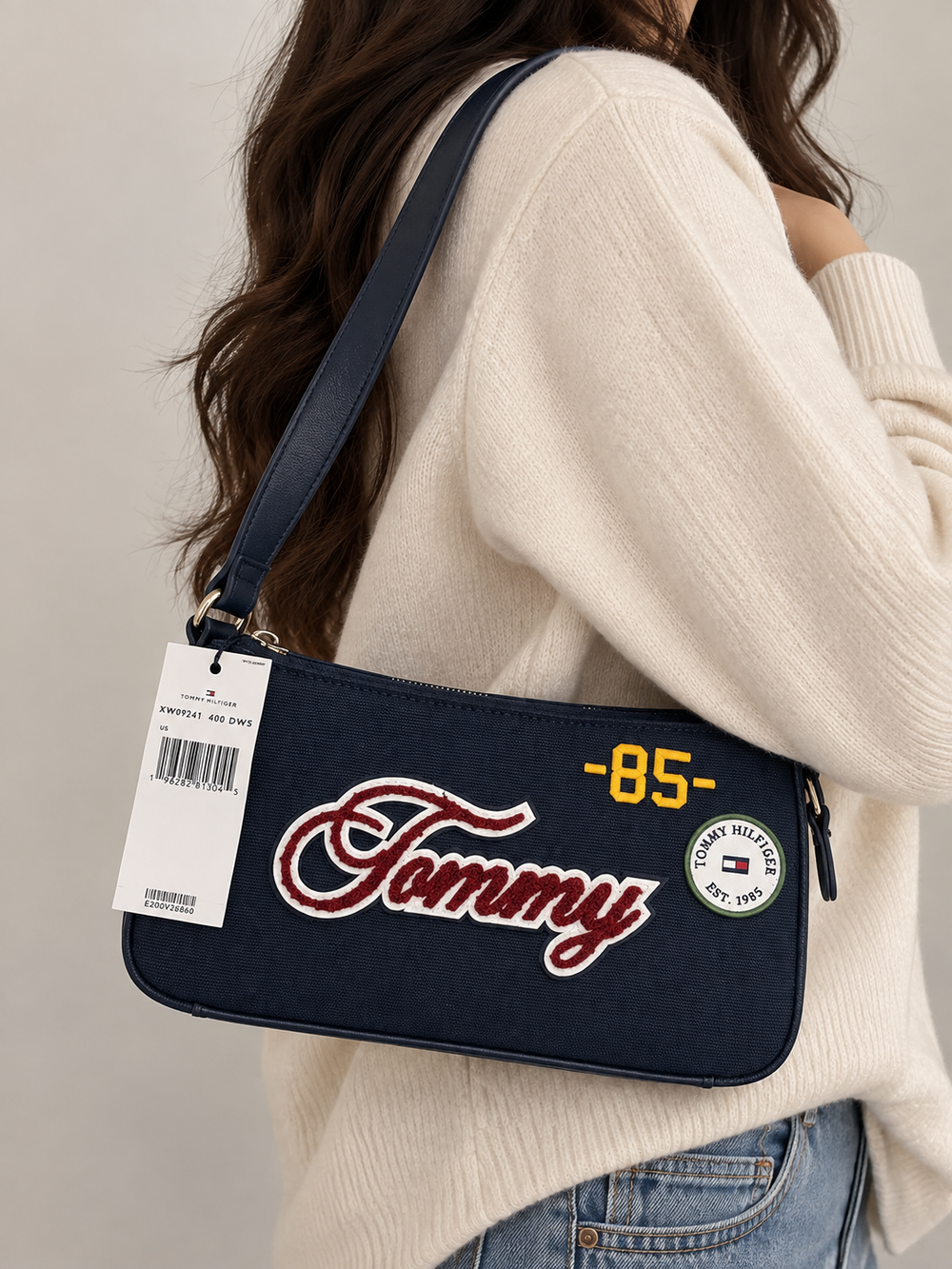 Tommy Hilfiger Varsity Patch Shoulder Bag