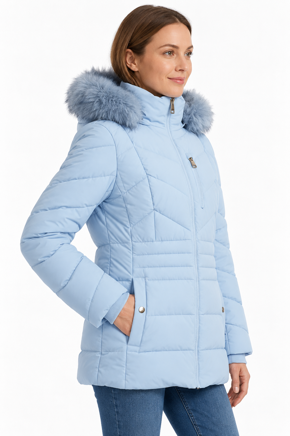 Michael Kors Baby Girls Faux Fur Pram Snowsuit