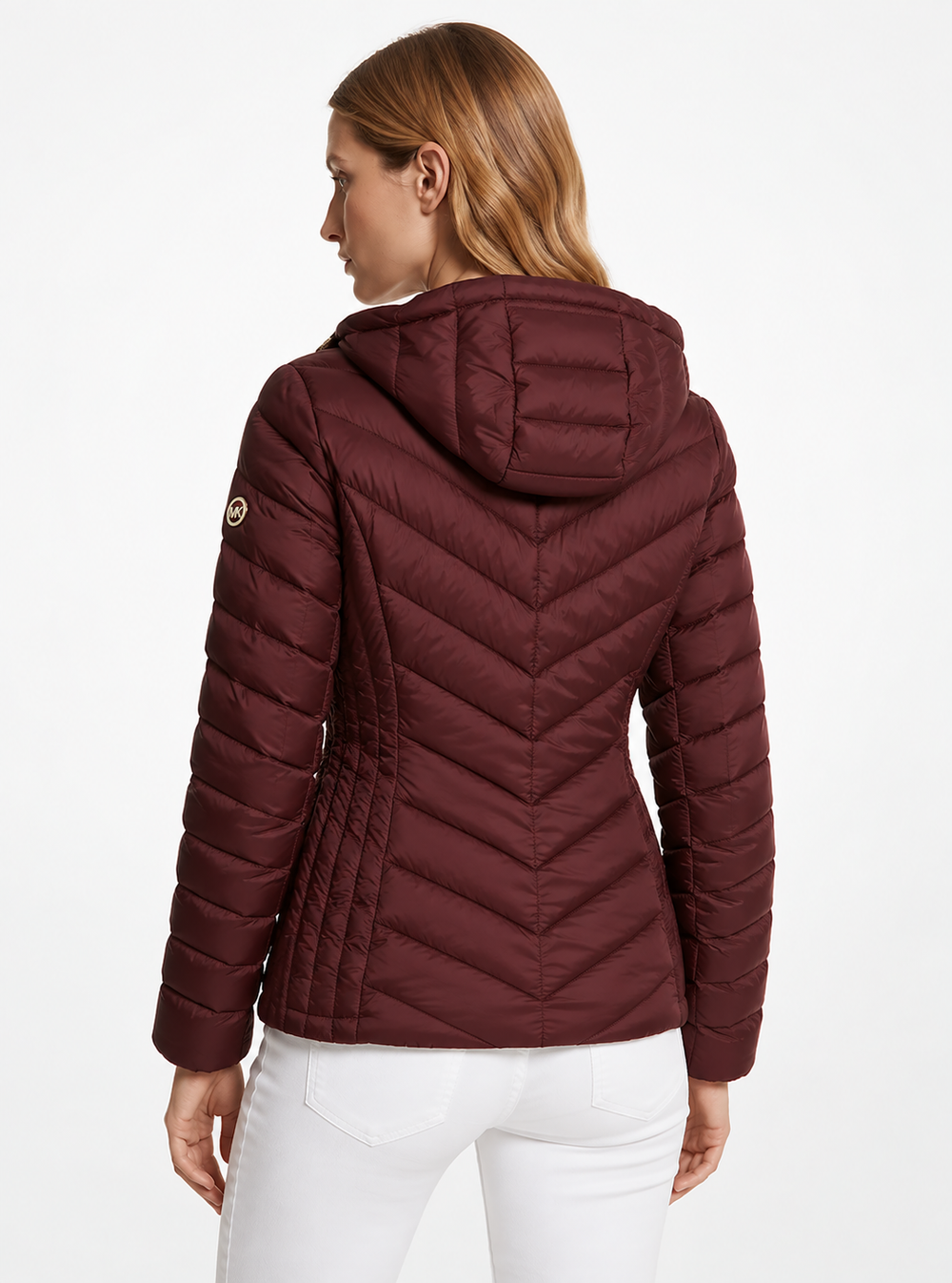 Reversible Quilted Nylon Signature Logo Packable Puffer Jacket