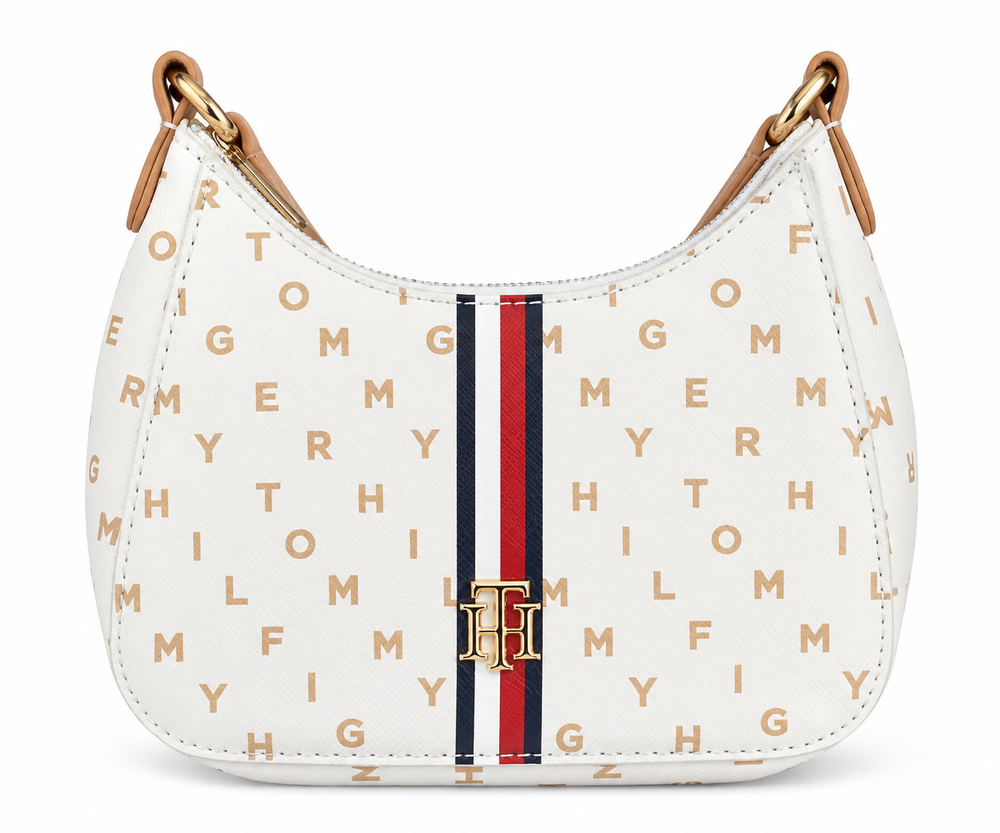 Tommy Hilfiger Monogram Canvas Mini Shoulder Bag