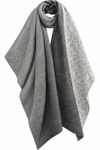 Calvin Klein Monogram CK Logo Reversible Shawl Wrap Scarf