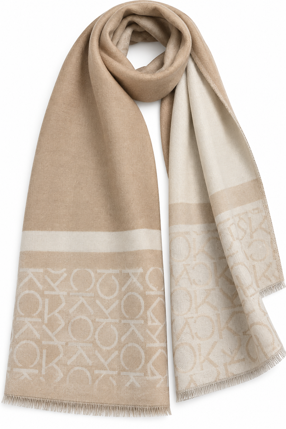 Calvin Klein Womens Soft Everyday Solid Pashmina Chambray Scarf Fashion Scarf
