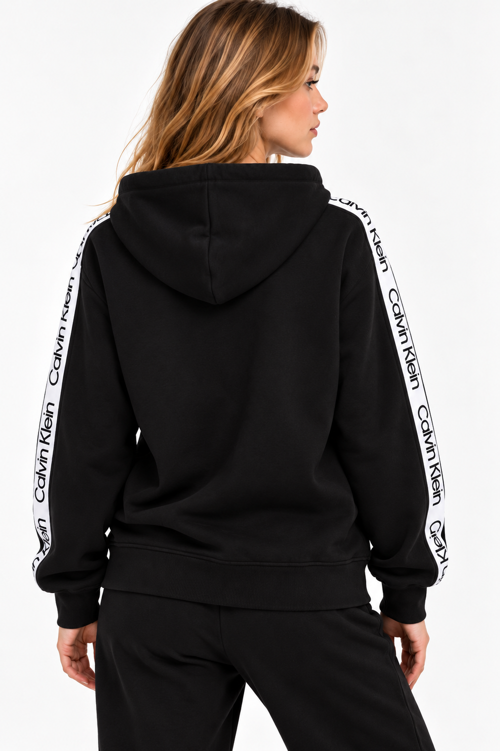 Calvin Klein Performance Logo Tape Full-Zip Hoodie
