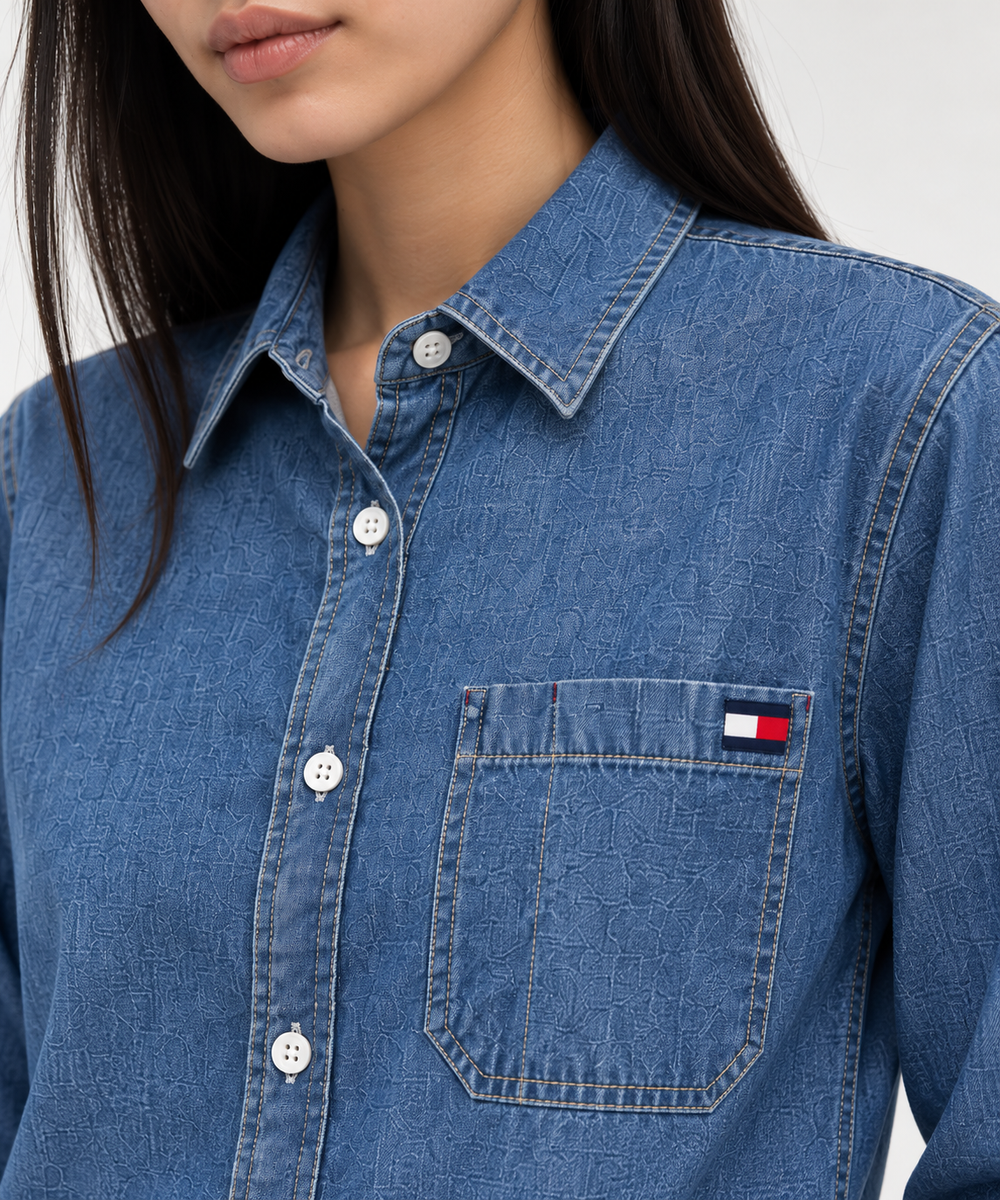 Tommy Hilfiger Long-Sleeve Denim Shirt