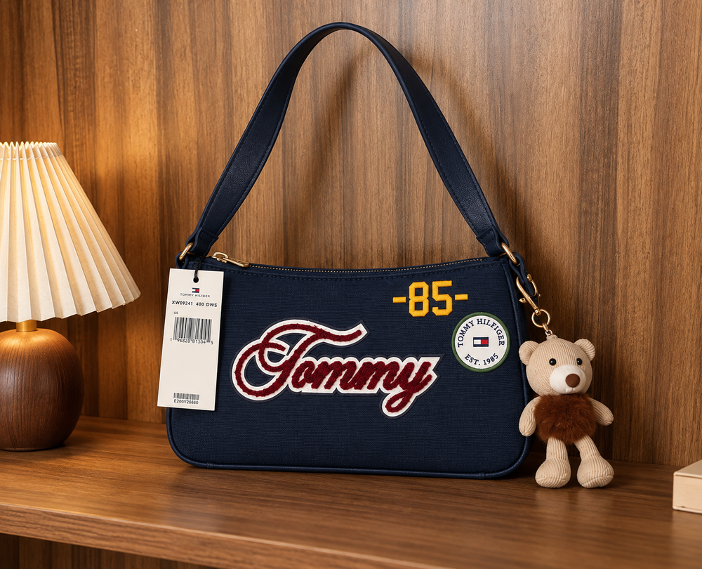 Tommy Hilfiger Varsity Patch Shoulder Bag