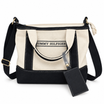 Tommy Hilfiger Damen Tote Bag Tasche Summer Canvas Tragetasche