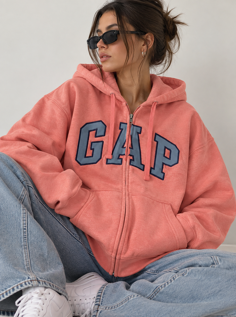GAP Arch Logo Full-Zip Hoodie