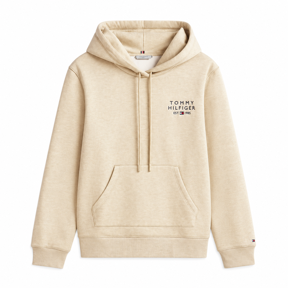 Monotype Logo Heathered Hoodie