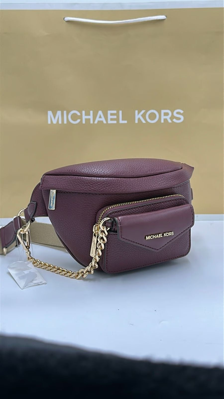 Maisie Large Pebbled Leather 2-in-1 Sling Pack