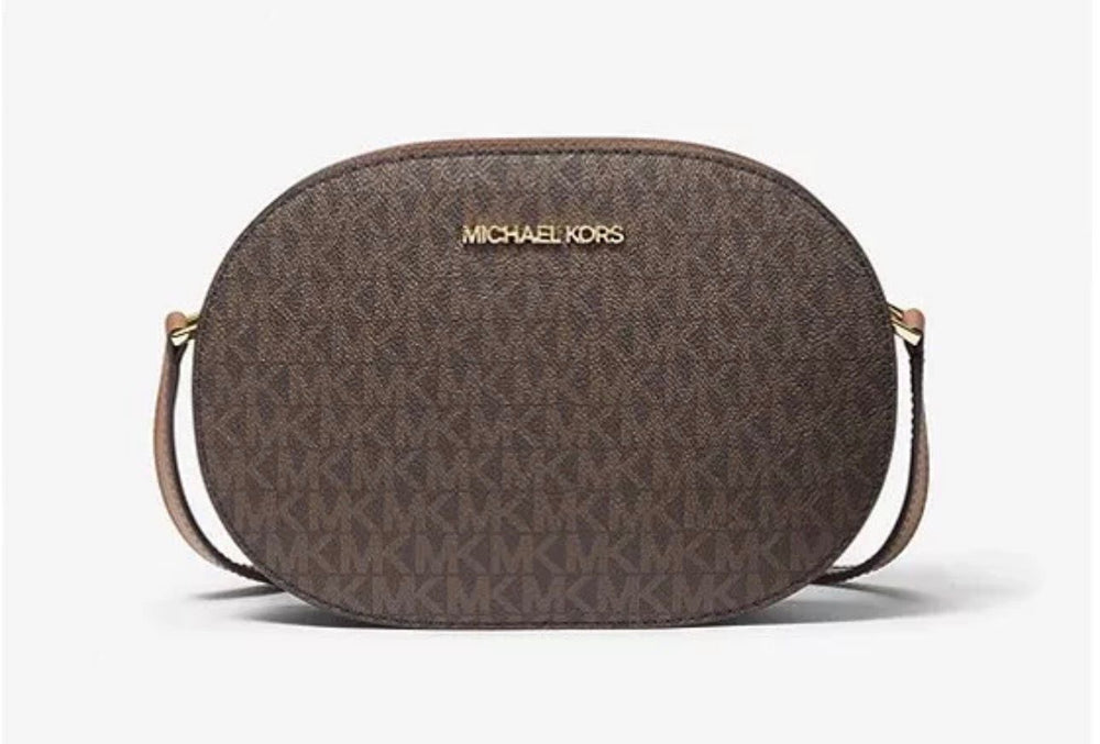 Jet Set Travel Medium Signature Oval Crossbody
