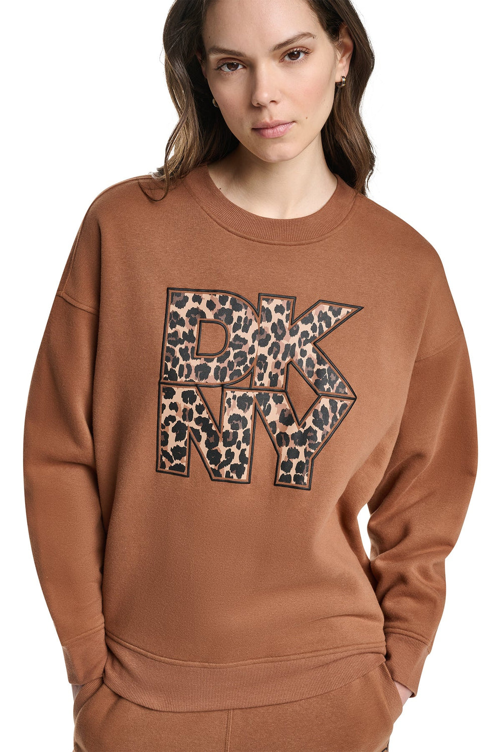 ANIMAL PRINT LOGO SWEATSHIRT